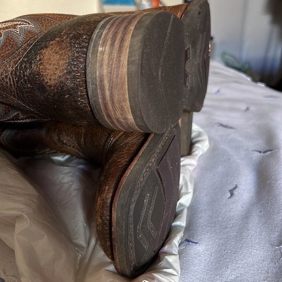 Ariat ATS Advance torque stability western QuickDraw square toe size 9D boots - Picture 10 of 16